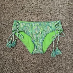 BECCA by Rebecca Virtue Lime Green Bikini Bottom